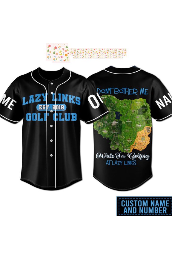 Lazy Links EST 2018 Golf Club Don t Bother Me While I m Golfing At Lazy Links Personalized