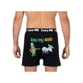 thumbnail image 1 of Lazy-Me Mens Funny Novelty Boxer Shorts, Black, Lucky Charms, Lucky Charms Black, Size: XL, Lazy Me, 1 of 4