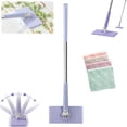 thumbnail image 1 of Lazy Mop Wet and Dry, Automatic Convenient Cloth Changing Mini Mop Magic Cleaning Cloth, Zero Touch Mini Mops for House Wall Bathroom Toilet Corners Door Window(37.4in + Cloth*1), 1 of 8