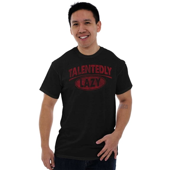 Lazy Nap Slacker Couch Potato Men's Graphic T Shirt Tees Brisco Brands S