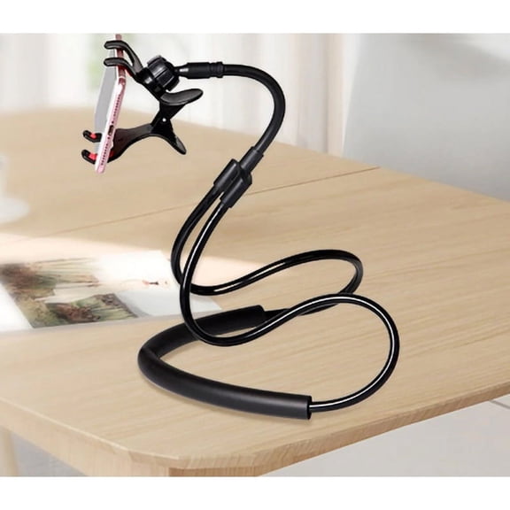 Lazy Neck Phone Holder Stand Desktop Bed Mount Long Flexible Gooseneck X2P for iPhone 11 Pro Max 6 Plus - ASUS Zenfone V Live Max Plus M1, ROG Phone 2, AR 6 5z 5Q 4 Pro - Blackberry Key2 LE