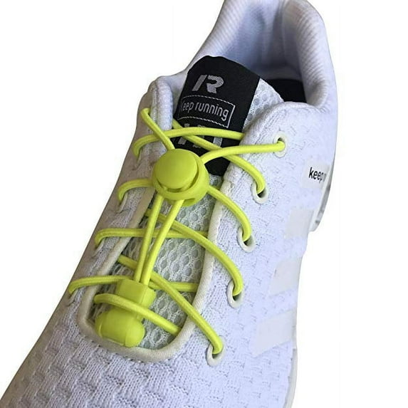 Lazy No Tie Elastic Tieless Lock Laces Shoe Laces Strings for Sneakers Kids Adults Boots Canvas