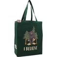 thumbnail image 1 of Lazy One Canvas Tote Bag, Reusable Unisex Bag for Shopping, Travel, and Work (Bigfoot), 1 of 3