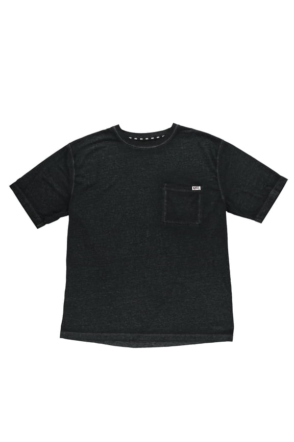Men and Women Plain Tees, Comfortable Cotton-Polyester-Blend T-Shirts (Black, Medium)
