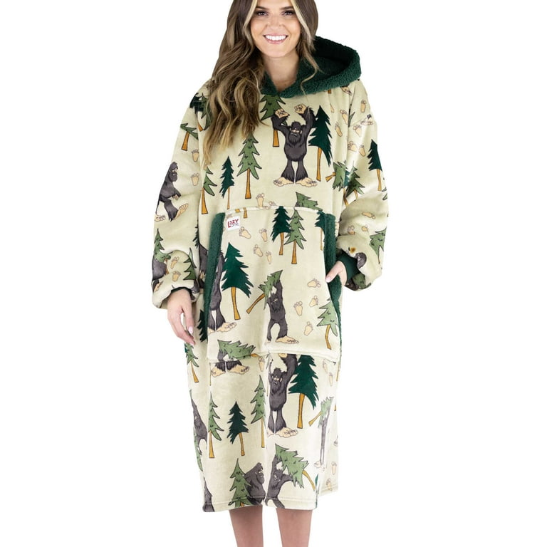 Lazy One Oversized Blanket Hoodie, Comfortable Sleepwear Lazy One Oversized Blanket Hoodie, Comfortable Sleepwear