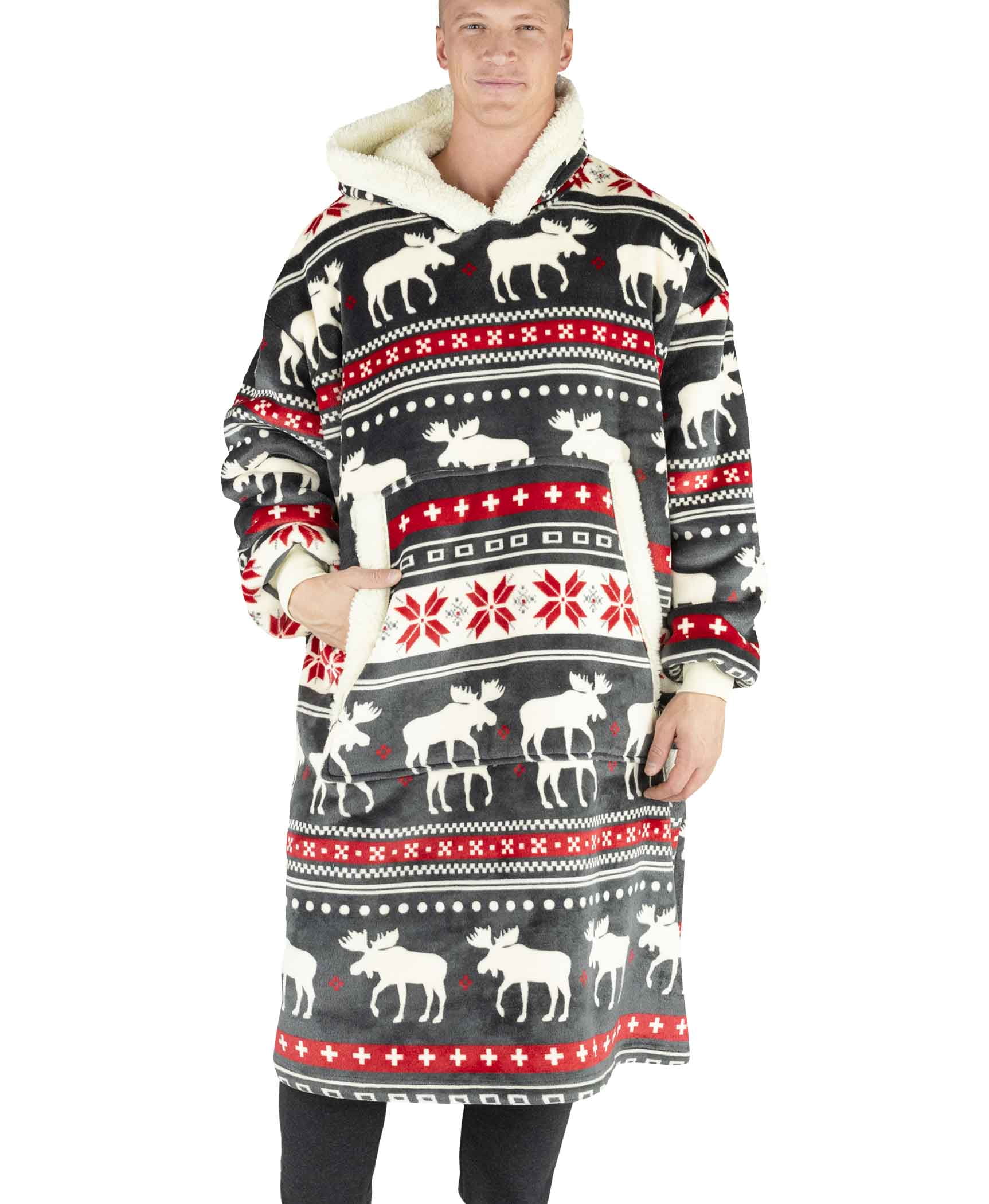 Lazy One Oversized Blanket Hoodie, Comfortable Sleepwear Lazy One Oversized Blanket Hoodie, Comfortable Sleepwear