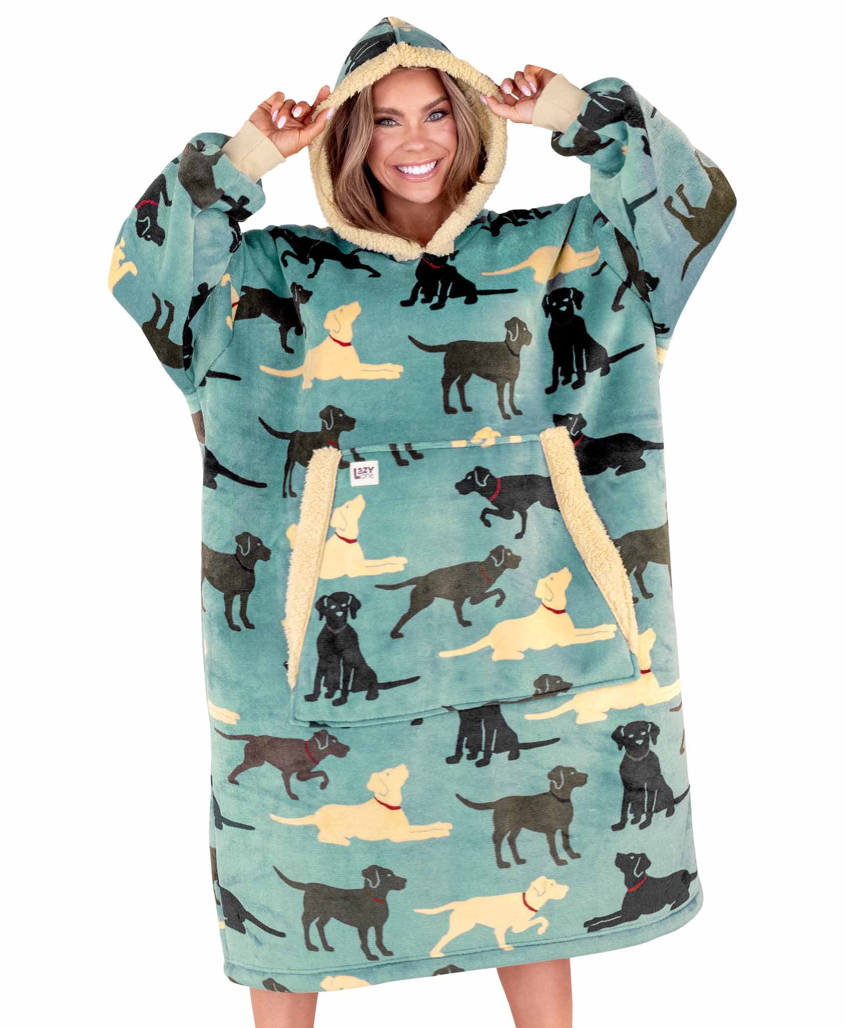 Lazy One Oversized Blanket Hoodie, Comfortable Sleepwear
