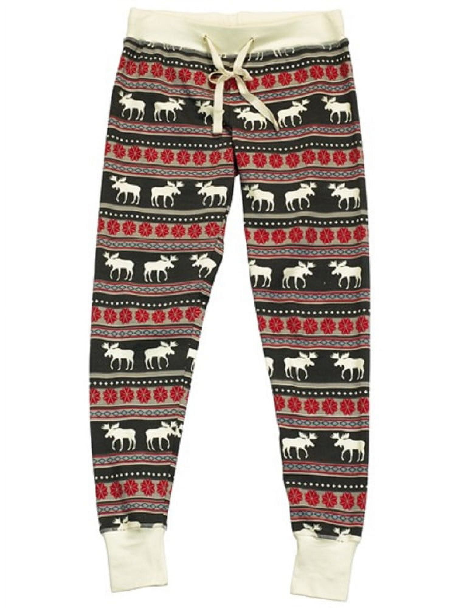 Lazy One Women's Moose Fair Isle Legging Pajamas