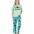 thumbnail image 1 of Lazy One Women's Pajama Set, Short Sleeves with Cute Prints, Relaxed Fit, Dog Mom, 1 of 7