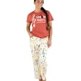 thumbnail image 1 of Lazy One Women's Pajama Set, Short Sleeves with Cute Prints, Relaxed Fit, Treble Maker, 1 of 7