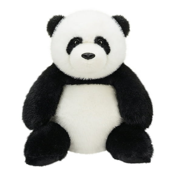 Lazy Panda Plush Pillow for Sofa or Bed,Soft Stuffed Toy with Sitting Pose, Perfect Gift for Kids Over 3 Years Old ,13.78/17.72 Inches