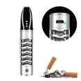 thumbnail image 1 of Lazy Pipe Without Ash,Portable Handheld Ashtray Car USB Charging Ashtray,Handheld Lazy Cigarette Holder Does Not Drop the Ash Ashtrays,Electric Flameless Tungsten Lighter(White), 1 of 9