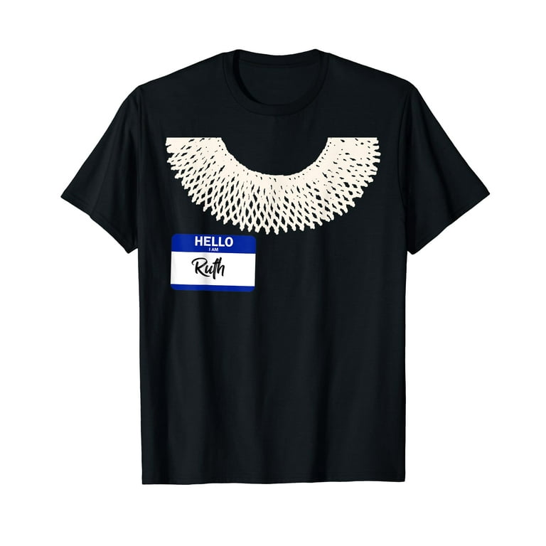 Ruth Bader Ginsburg Costume T-Shirt, Rbg I Dissent Collar Ruth Bader Ginsburg Costume T-Shirt, Rbg I Dissent Collar