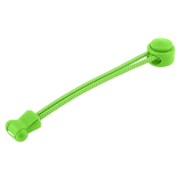 Lazy Shoelaces, Gaqring Elastic Sports Casual Laces, Quick Wear Adjustable Rope Fastener for Easy On Off, Green