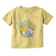 thumbnail image 1 of Lazy Sleepy Smurf Laid Back Cartoon Toddler Boy Girl T Shirt Infant Toddler Brisco Brands 7T, 1 of 6
