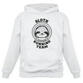 thumbnail image 1 of Lazy Sloth Running Team Tstars Women's Hoodie - Humorous Gift for Women - Perfect Birthday Present for Ladies Who Love Sloths and Laughter - Comfy and Cool Casual Wear, 1 of 7