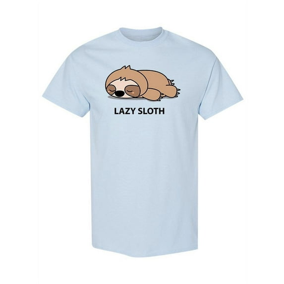Lazy Sloth T-Shirt Women -Image by Shutterstock, Female Large