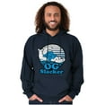 thumbnail image 1 of Lazy Smurf OG Slacker Sleepy Naps Hoodie Sweatshirt Women Men Brisco Brands S, 1 of 6