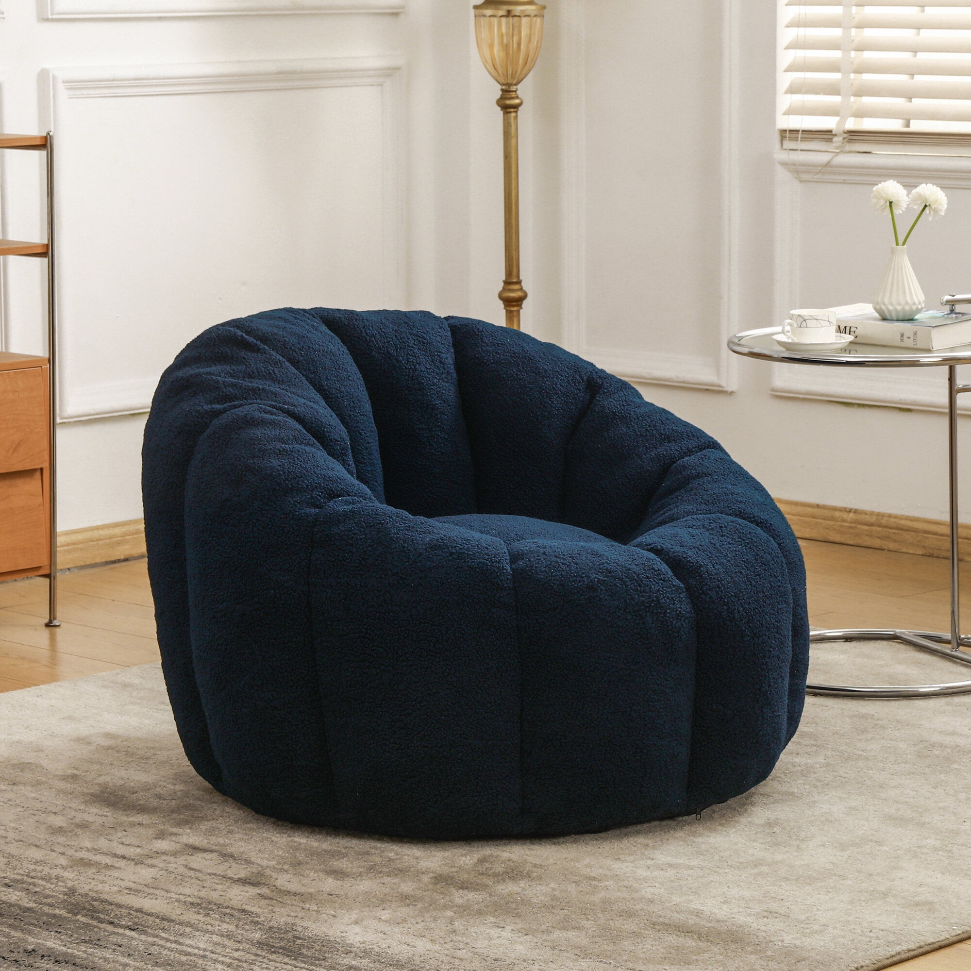 Lazy Sofa Chairs, Bean Bag Chair, Bean Bag Sofa Chair with Armrests Stuffed High-Density Foam, Lazy Sofa Comfy Chairs BeanBag Chair for Adults in Living Room,Bedroom Reading, Bean Bag Chairs