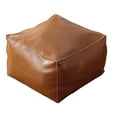 thumbnail image 1 of Lazy Sofa Footstool for Home Use, Leather Storage Ottoman for Clothes, Toys, and Tools Organization, for Sitting and Shoe Changing, 1 of 5