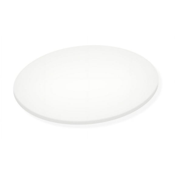 Lazy Susan 25" Round Custom Turntable Caddy for RV, Indoor/Outdoor Patio, Kitchen, Picnic, BBQ and Food Service Covered in Your Choice of a Colored Vinyl (White Vinyl)