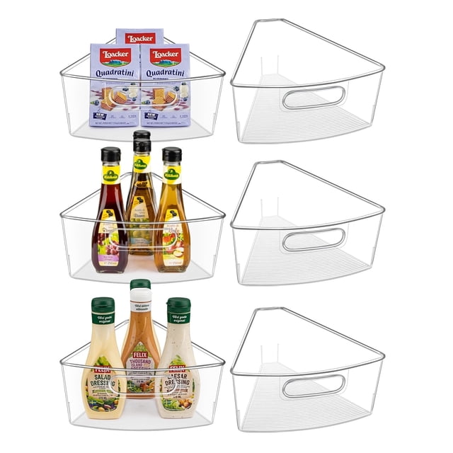 Lazy Susan Cabinet Organizer Bins for 26