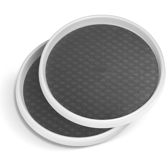 Lazy Susan Turntable Organization for Kitchen Storage, Cabinet Organizer for Pantry,Countertop,Vanity,Table 10 Inch,Rotating Tray Organizing Spice Rack,Fridge,Bathroom,Makeup,Non-Skid