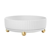 SHUWND Lazy Susan Turntable Spinner for Kitchen/Bathroom, Cupboards, or Counter Organizing, Fully Rotating Organizer for Food, 8.6 Round