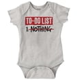 thumbnail image 1 of Lazy To Do List Chillin Relaxing Romper Boys or Girls Infant Baby Brisco Brands 6M, 1 of 7