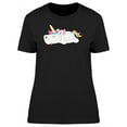 thumbnail image 1 of Lazy Unicorn Icon T-Shirt Women -Image by Shutterstock, Female Medium, 1 of 2
