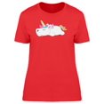 thumbnail image 1 of Lazy Unicorn Icon T-Shirt Women -Image by Shutterstock, Female Medium, 1 of 2