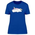 thumbnail image 1 of Lazy Unicorn Icon T-Shirt Women -Image by Shutterstock, Female XX-Large, 1 of 2