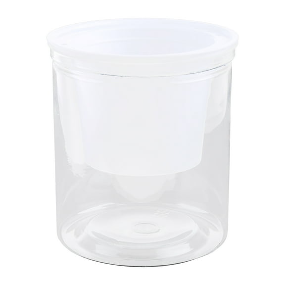 Lazy Watering Planter Automatic Water Absorption Flower Pot Vase Transparent Plastic Indoor