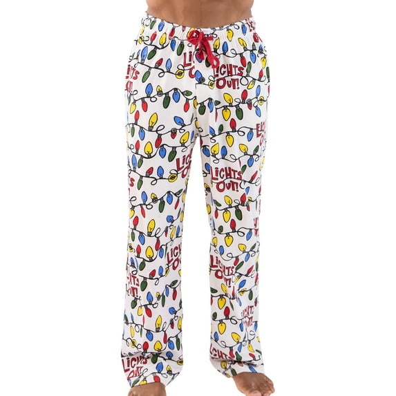 LazyOne Animal Pajama Pants for Men, Male Pajamas, Lights Out, 3X-large