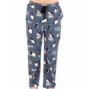 Lazy One Mens Novelty Pajama Pants   Funny Cotton Sleep Pants with Elastic Waistband & Pockets, Stud Puffin, Large