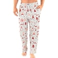 thumbnail image 1 of Lazy One Men's Novelty Pajama Pants – Funny Cotton Sleep Pants with Elastic Waistband & Pockets, Valentine's Day Gnome, X-small, 1 of 6