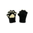 thumbnail image 1 of LazyOne Animal Paw Mittens for Adults and Kids, Black Bear, 1 of 7