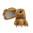 thumbnail image 1 of LazyOne Animal Paw Slippers for Adults and Kids, Cozy, Soft, Fun, Costume, Bear, Monster (Brown, Large), 1 of 7