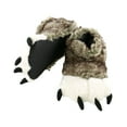 thumbnail image 1 of LazyOne Animal Paw Slippers, Wolf, Child and Adult Unisex Furry Slipper, Small, 1 of 7