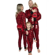 LAZY ONE LazyOne Flapjacks, Matching Pajamas for the Dog, Baby & Kids, Teens, and Adults (Plaid Bear Cheeks, MEDIUM)