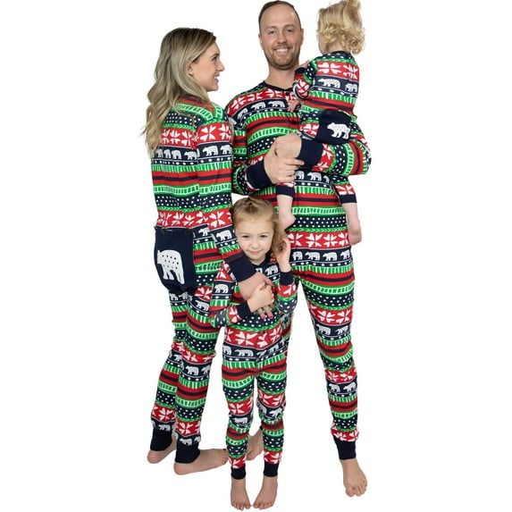 LazyOne Flapjacks, Matching Pajamas for the Dog, Baby & Kids, Teens, and Adults (Sweater Bear, XX-Large)