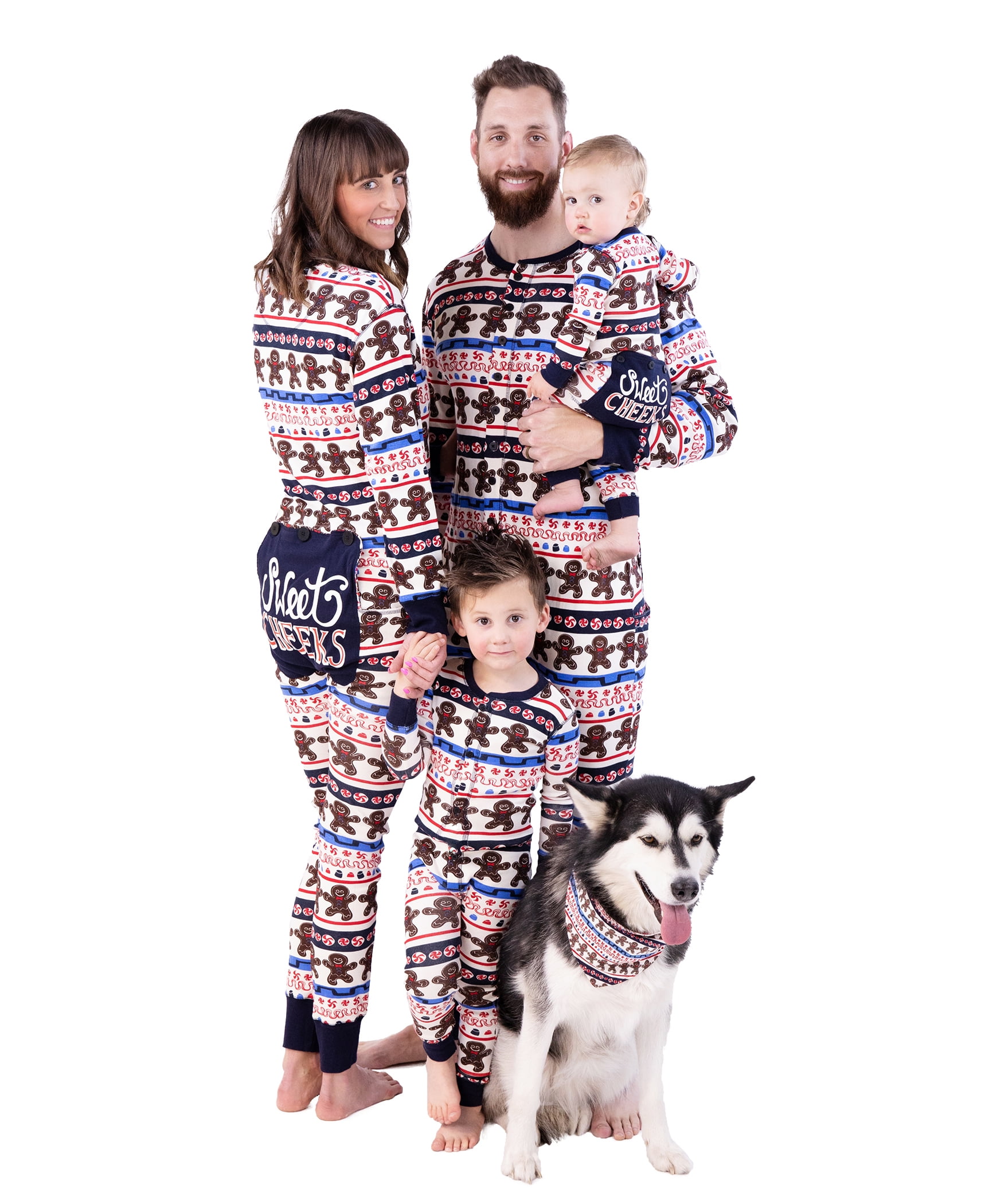 LazyOne Flapjacks, Matching Pajamas for the Dog, Baby & Kids