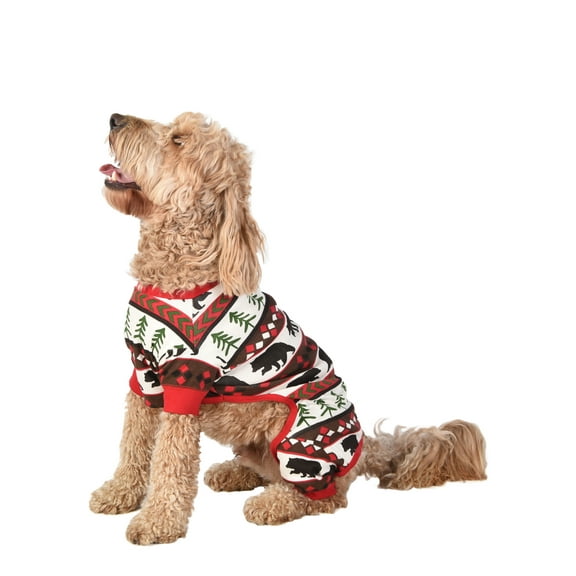 LazyOne Flapjacks, One-Piece Dog Sweater, Matching Family Pajamas for Dogs, Bear, Animal (X-Large)