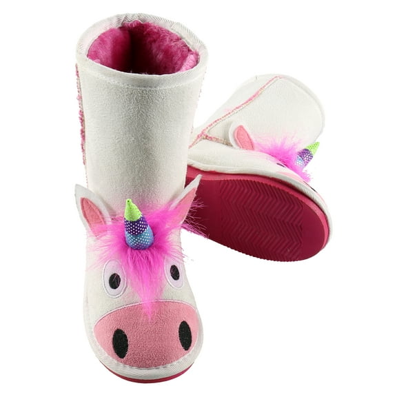 LazyOne Flip-Flop Spa Slippers for Women, Female Fuzzy House Slippers