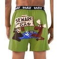 thumbnail image 1 of LazyOne Funny Animal Boxers, Novelty Boxer Shorts, Humorous Underwear, Gag Gifts for Men, Moose, Bear, Hot Tub (Beware of Natural Gas, Large), 1 of 7