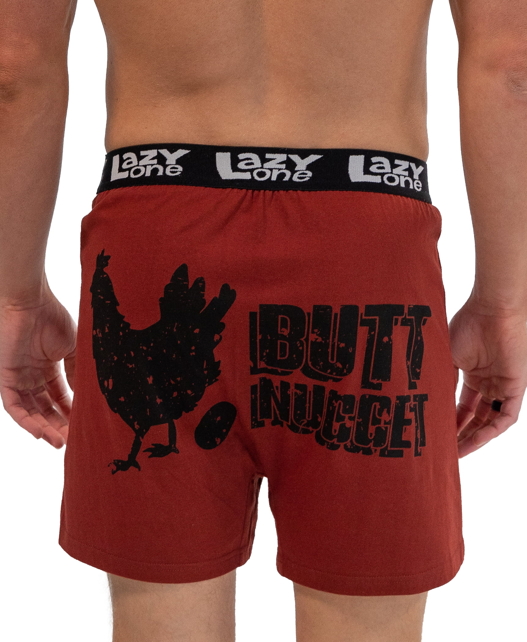 LazyOne Funny Animal Boxers, Butt Quack, Humorous Underwear, Gag