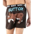 thumbnail image 1 of LazyOne Funny Animal Boxers, Novelty Boxer Shorts, Humorous Underwear, Gag Gifts for Men, Oxen (Butt Ox, X-large), 1 of 7