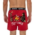thumbnail image 1 of LazyOne Funny Animal Boxers, Novelty Boxer Shorts, Humorous Underwear, Gag Gifts for Men, Camping, Bear, Moose (Happy Camper, X-Large), 1 of 7