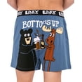 thumbnail image 1 of LazyOne Funny Animal Boxers, Novelty Boxer Shorts, Humorous Underwear, Gag Gifts for Men, Beer, Drinking, Bear, Moose (Bottoms Up, MEDIUM), 1 of 7