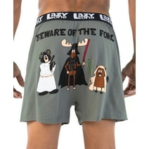 LazyOne Funny Animal Boxers, Model Name, Humorous Underwear, Gag Gifts for Men, Large